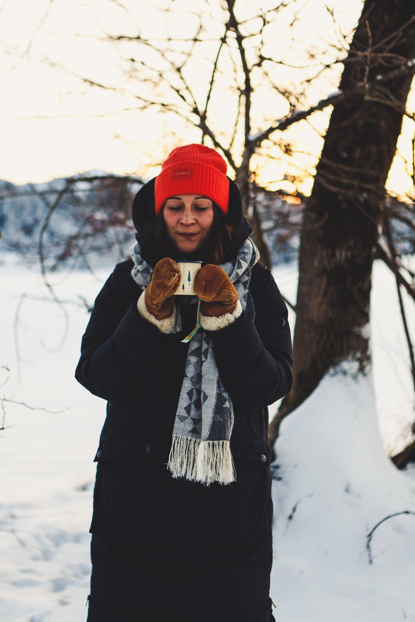 Enamel cup Wild & free