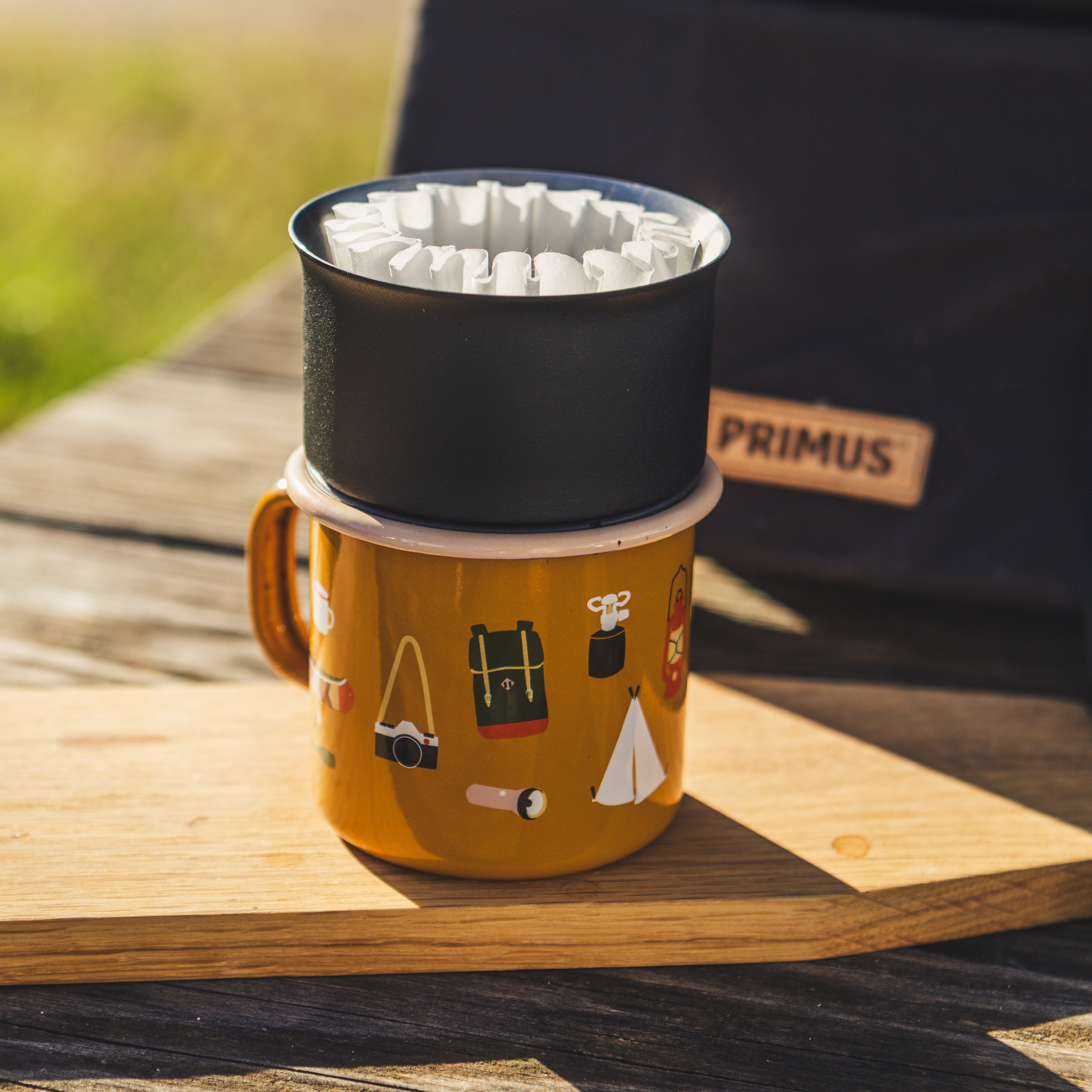 Emaille Tasse Camp Stuff