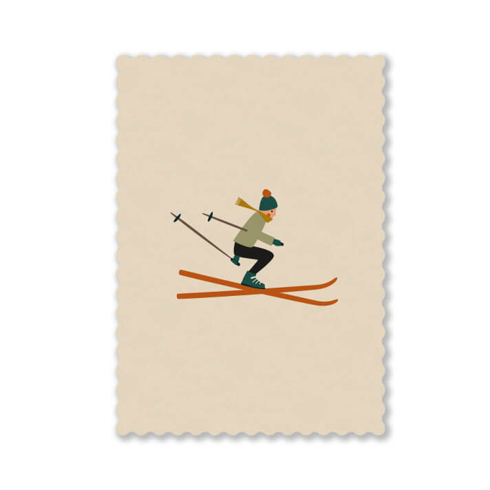 Postkarten Skialpin