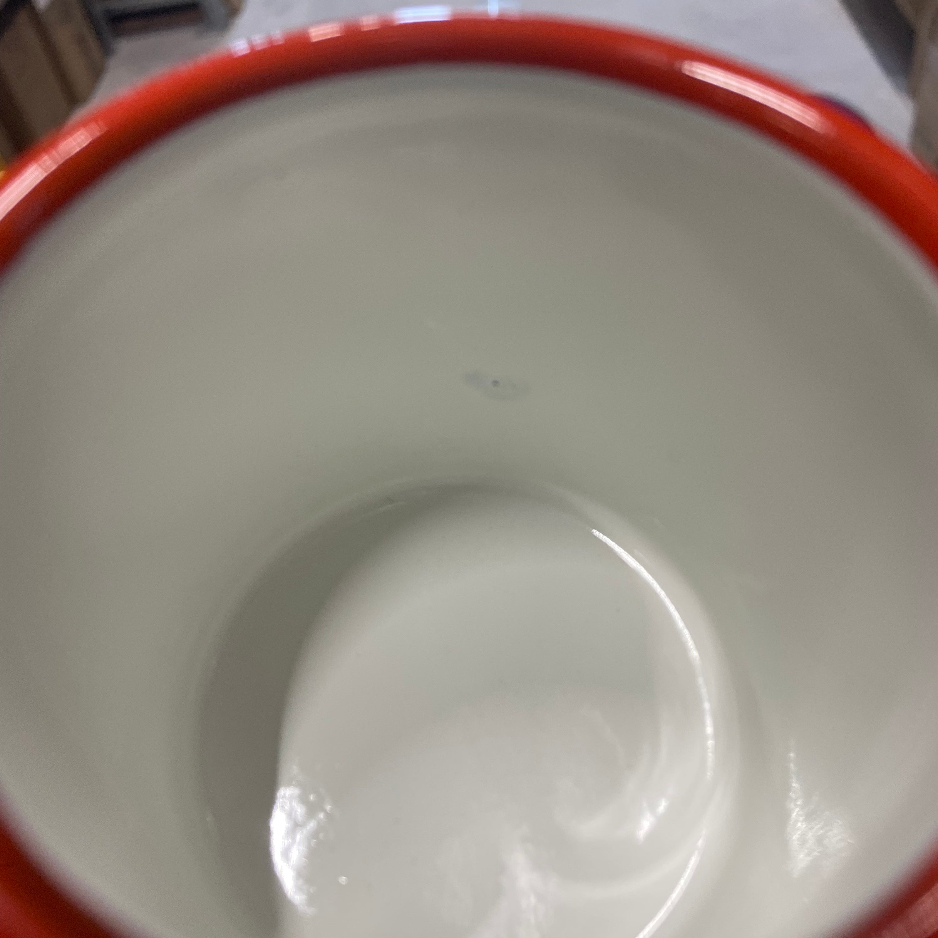 2. Wahl - Kleine Emaille Tasse Boardriding Bears