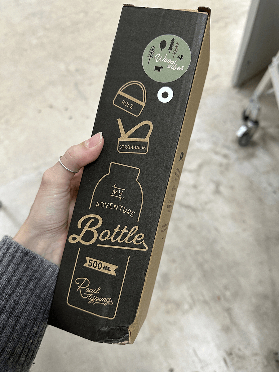 2. Wahl - Trinkflasche Kinder Wood vibes