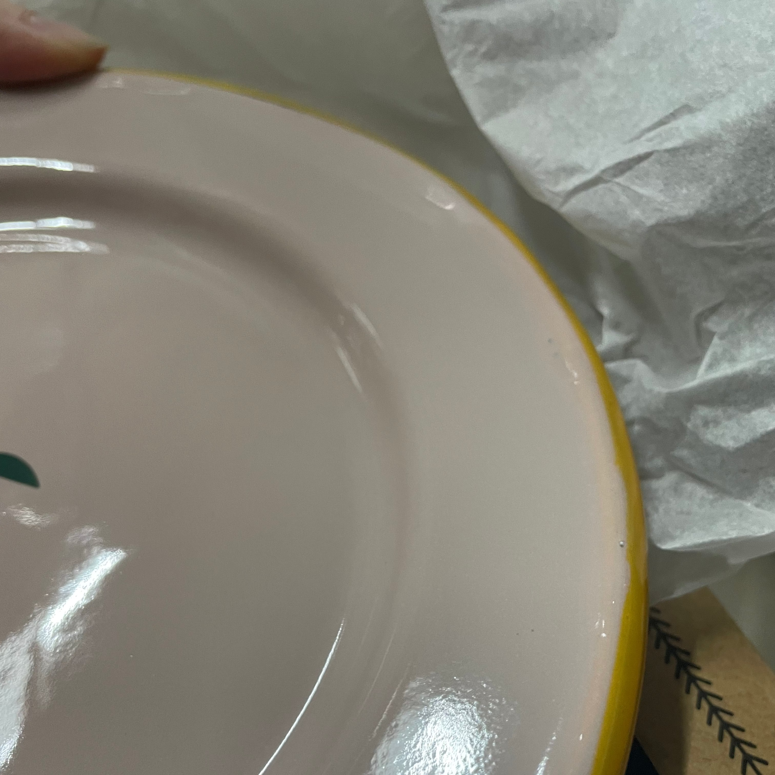 2. Wahl - Emaille Teller Go Camping