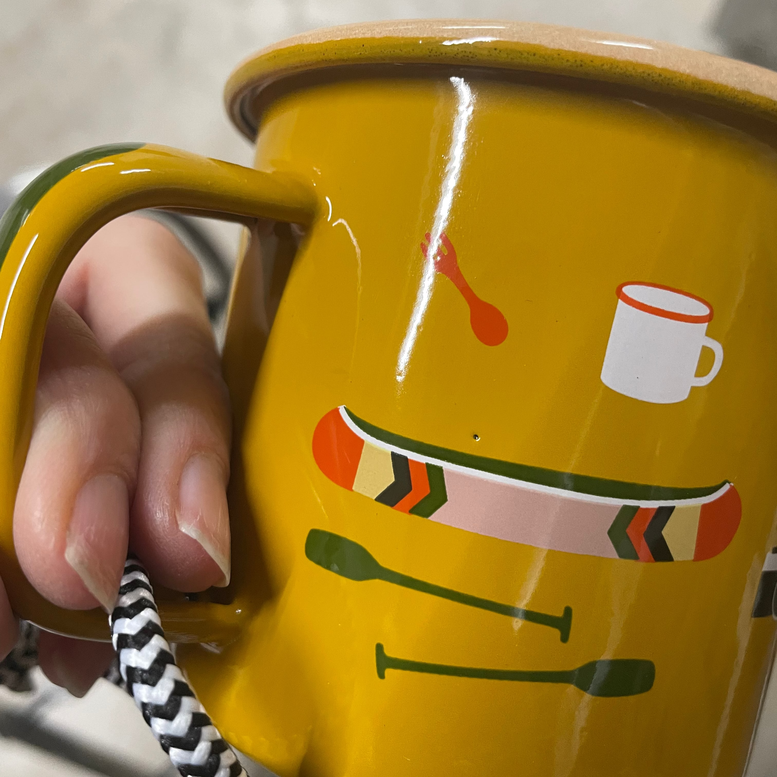 2. Wahl - Emaille Tasse Camp Stuff