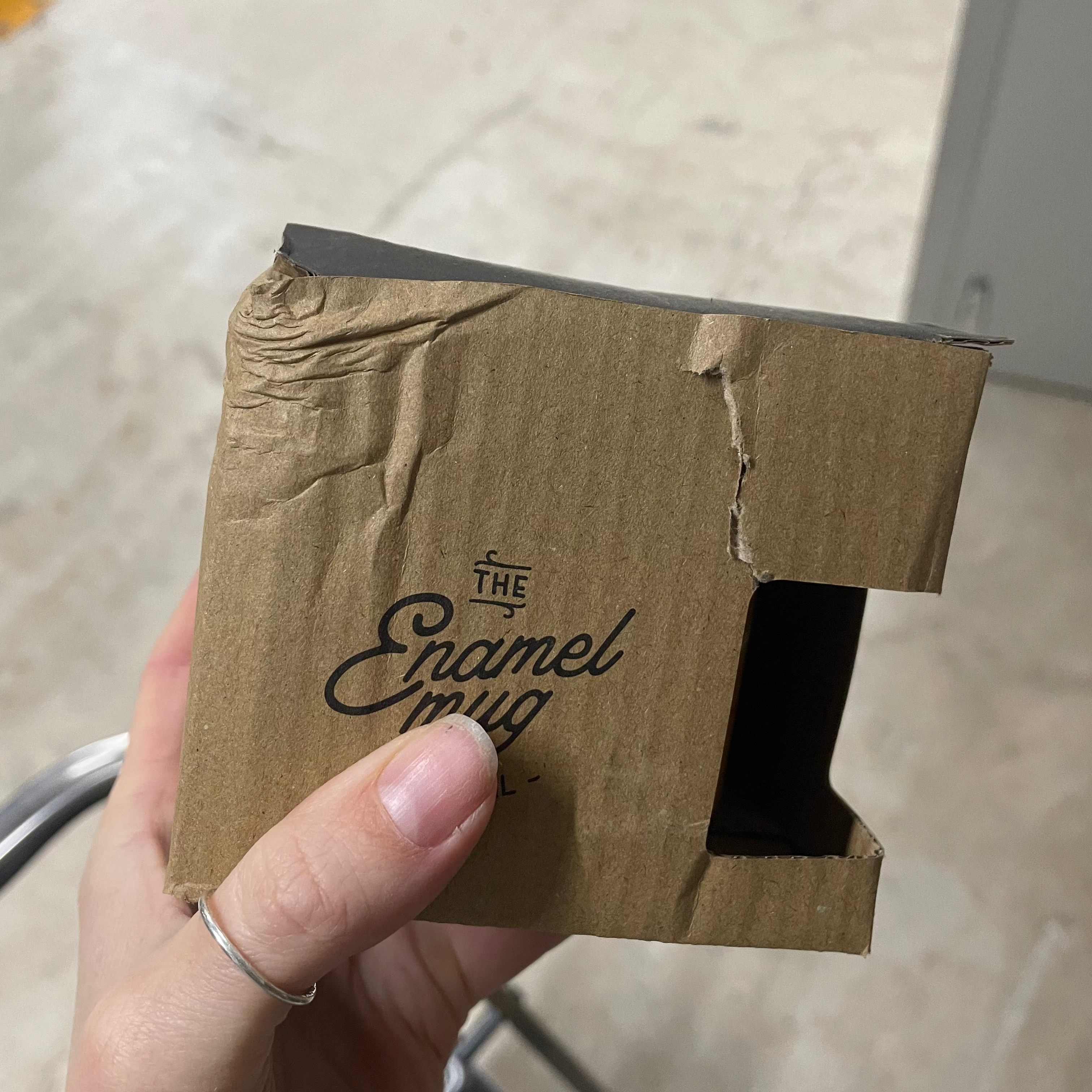 2. Wahl - Emaille Tasse Camp Stuff