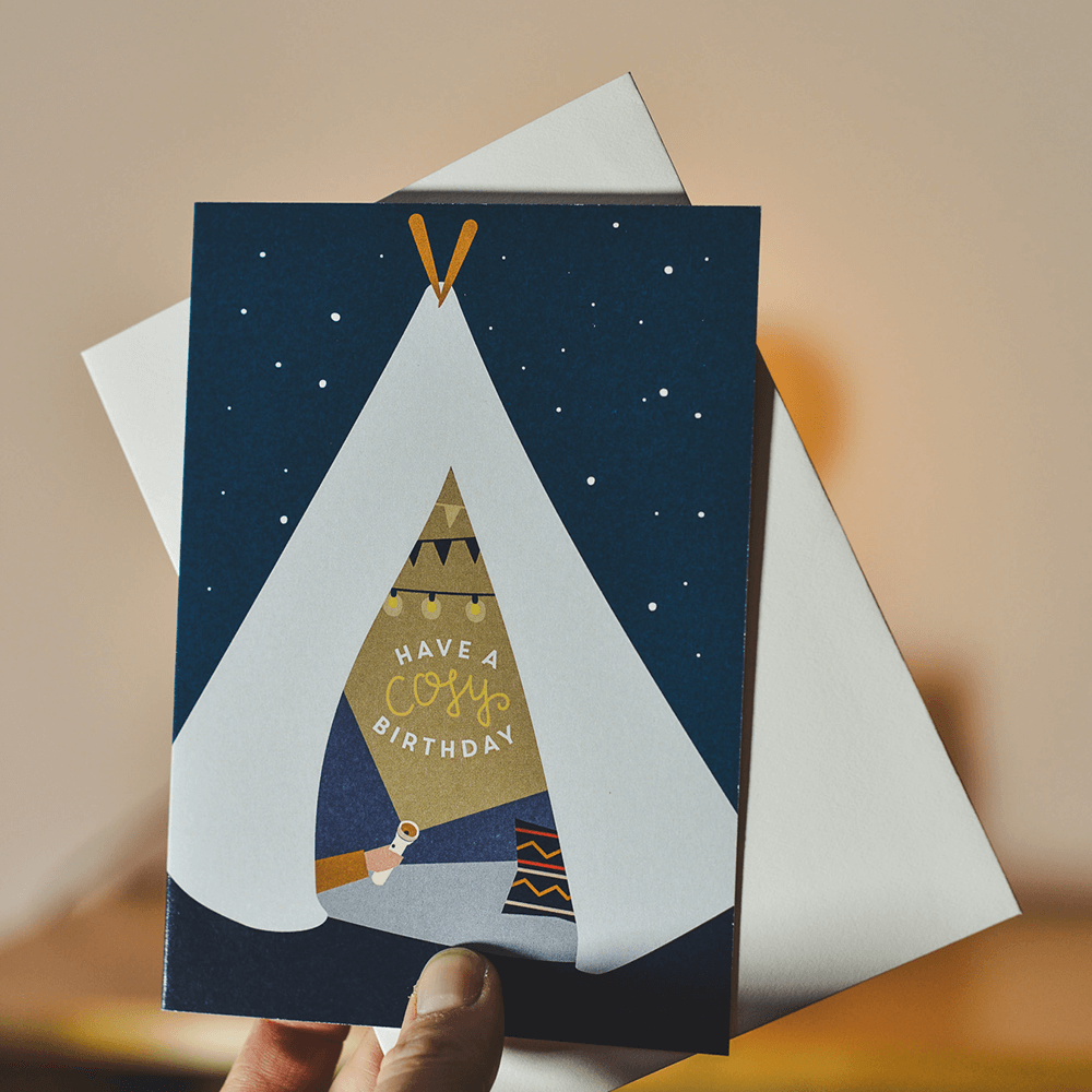 Greeting card Cozy Birthday 