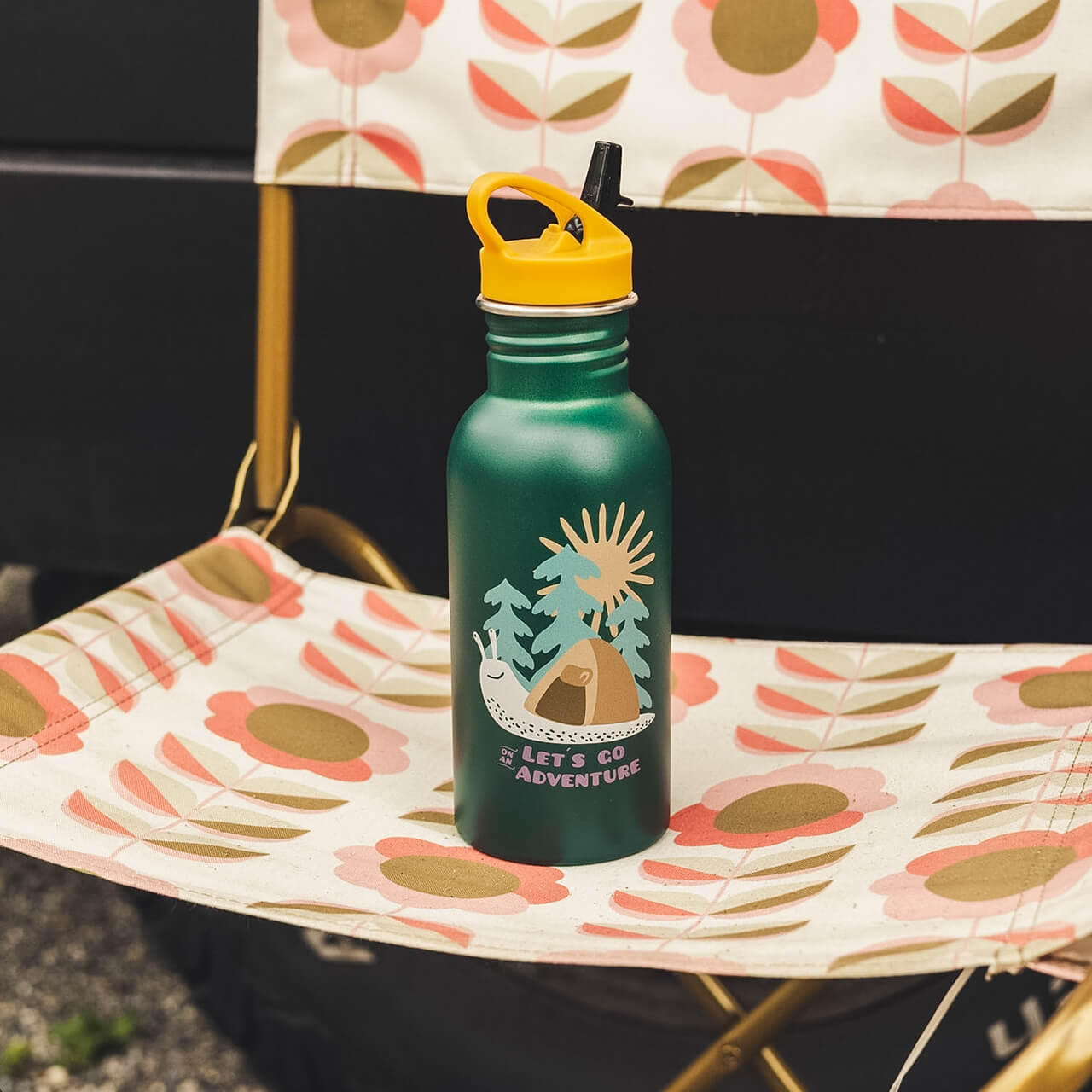 Kinderflasche Camper Schnecke