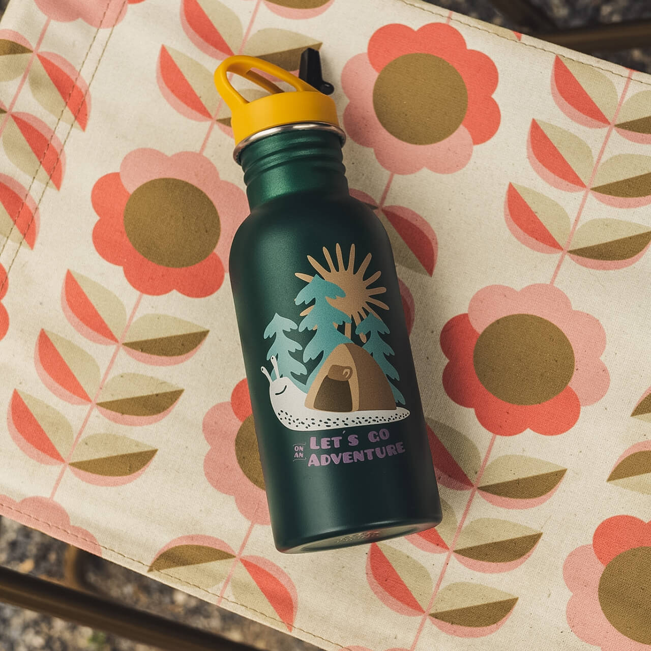 Kinderflasche Camper Schnecke