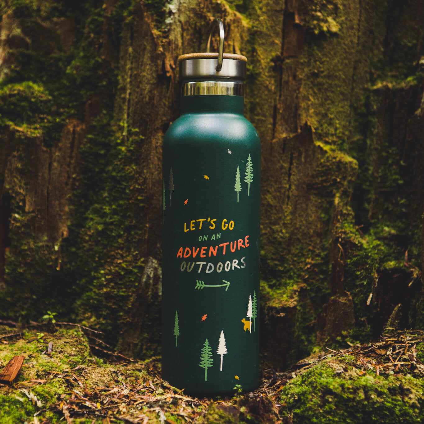 Trinkflasche Wald
