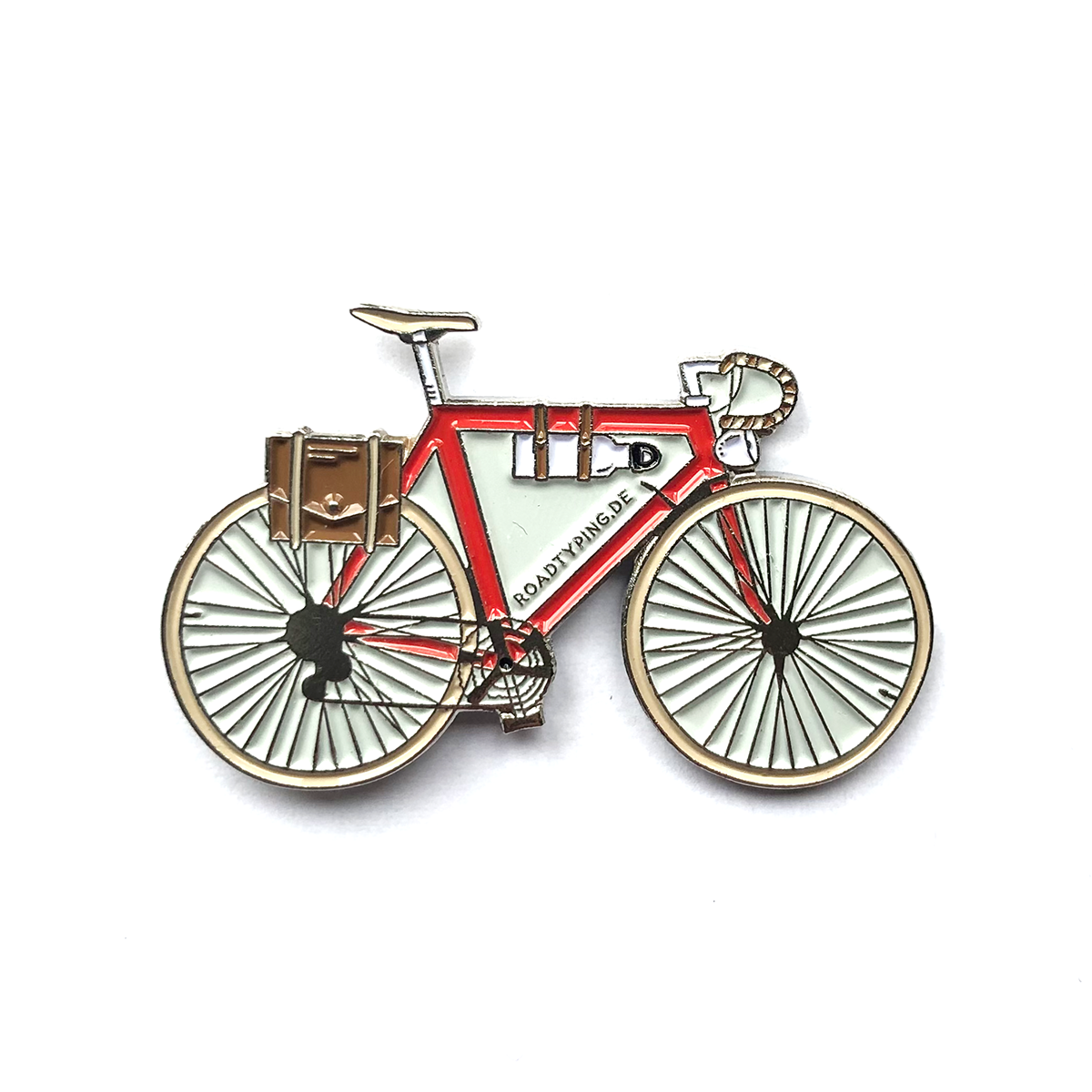 Emaille Pin Fahrrad