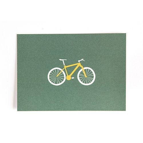 Postcard mountain bike