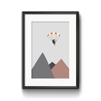 Art Print Paraglider